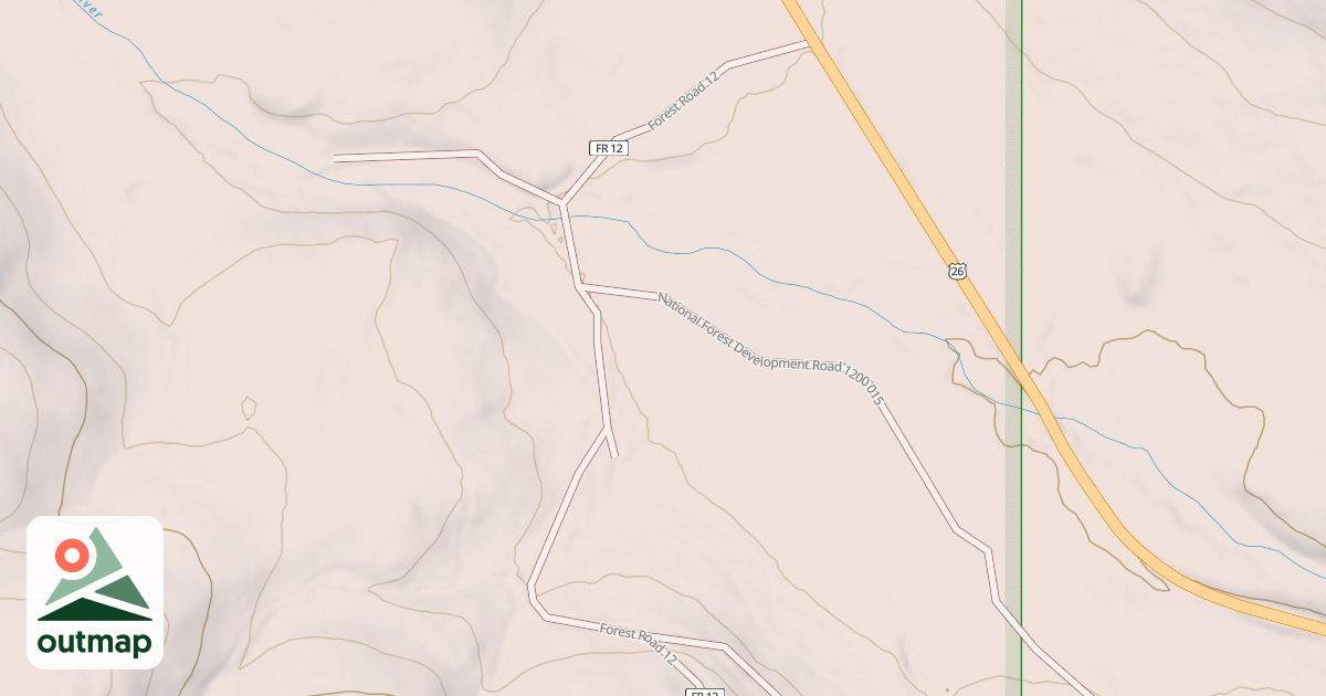 Map of USFS National Forest System Roads {67FEDC42-A236-46AA-A523-16BC64CBD8E1}