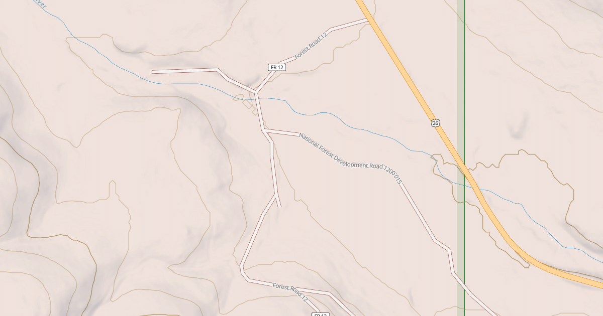 Map preview of USFS National Forest System Roads {67FEDC42-A236-46AA-A523-16BC64CBD8E1}