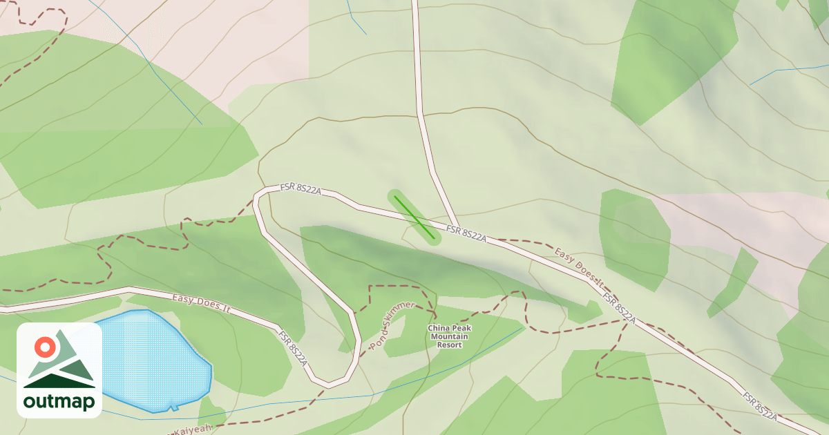 Map of Sundown Ridge