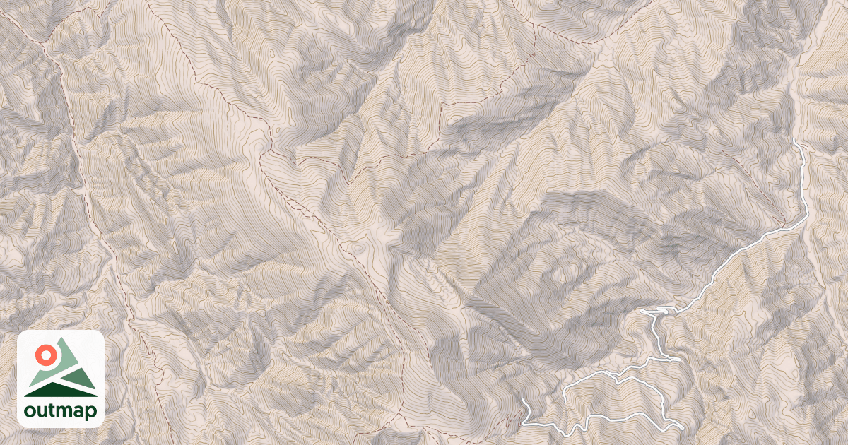 Map of ELK MOUNTAIN
