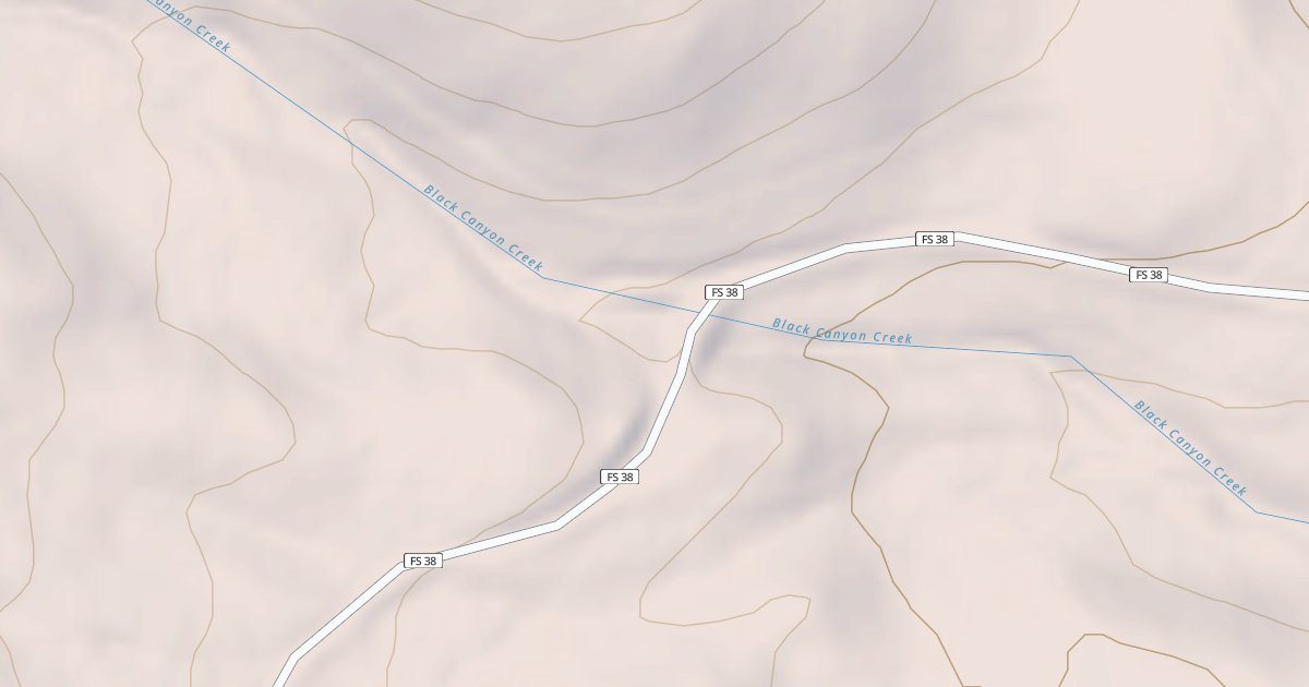 Map preview of USFS National Forest System Roads {26D1EBAD-1D62-4EFA-902D-22FEE99E74D5}