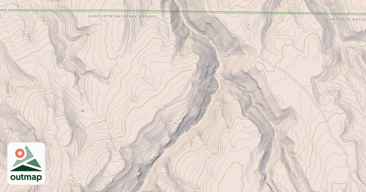 Map of MCMULLEN CREEK