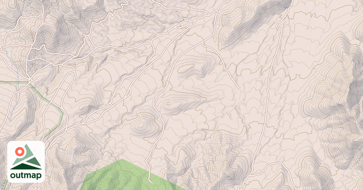 Map of DESERT ROAD