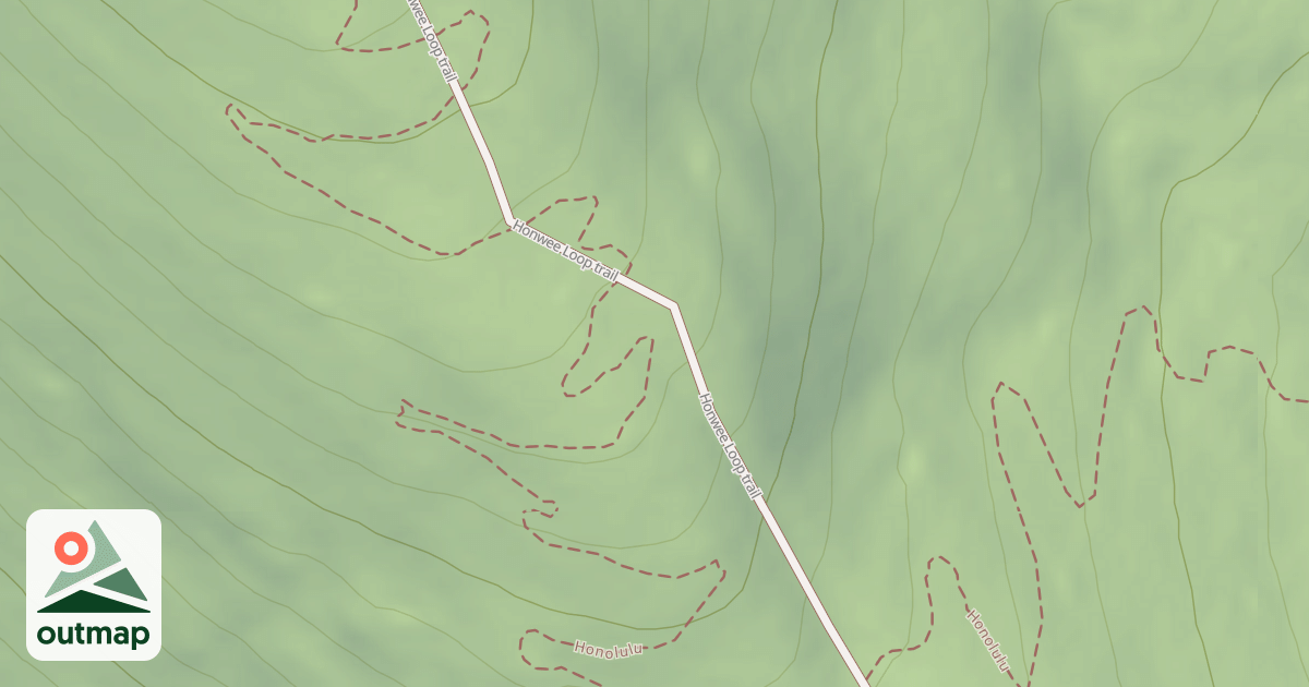 Map of Honwee Loop Trail