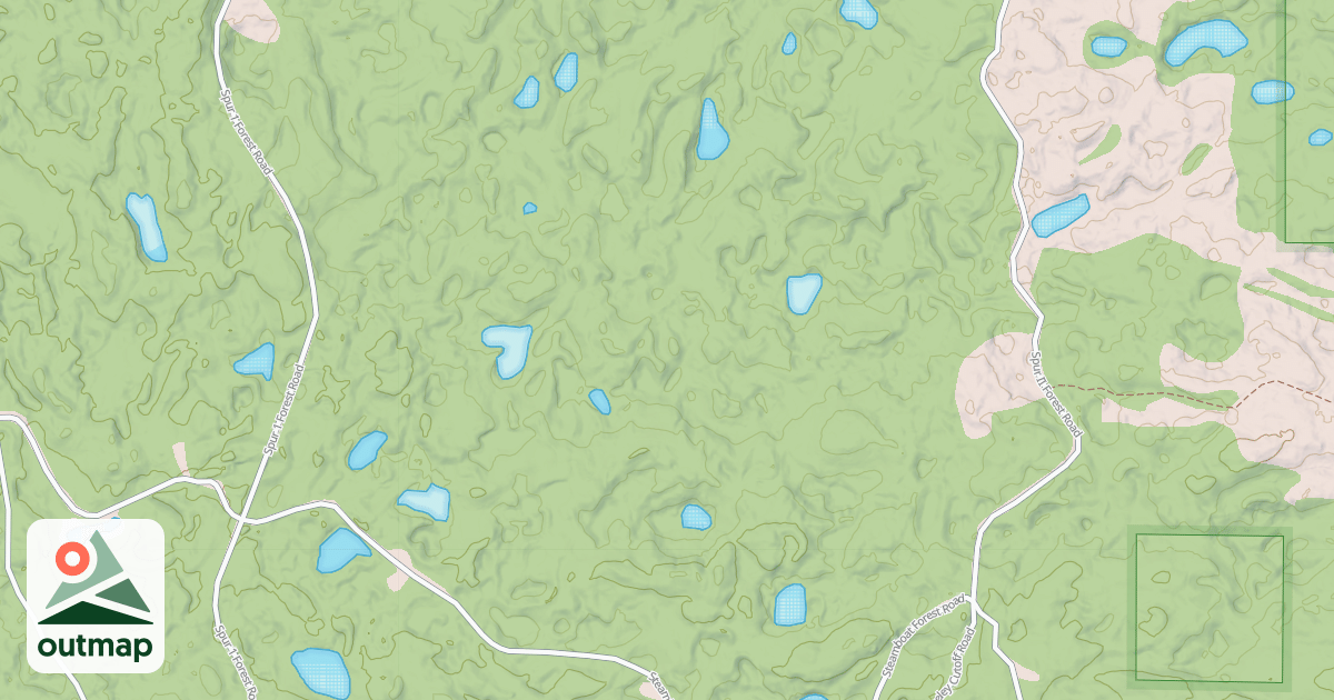 Map of Martineau Recreational Trails
