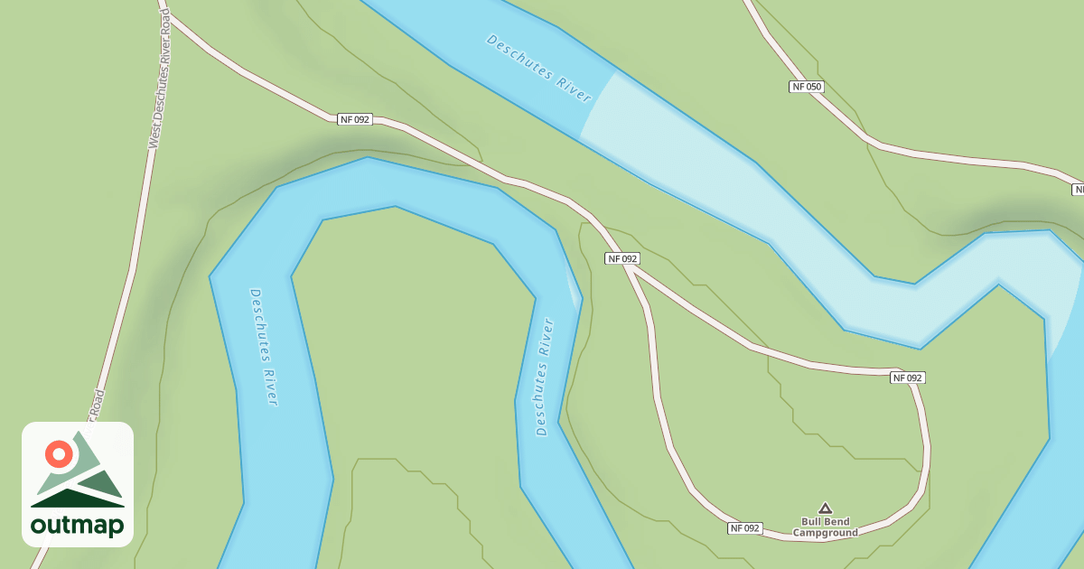 Map of BULL BEND CG COMPLEX