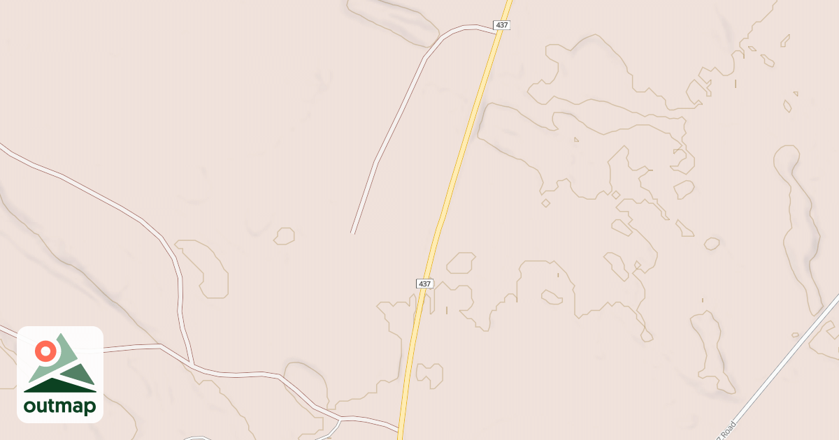 Map of BANANA LAKE SPUR A