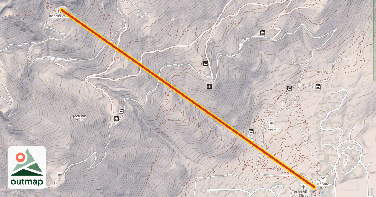 Map of Bridger Gondola