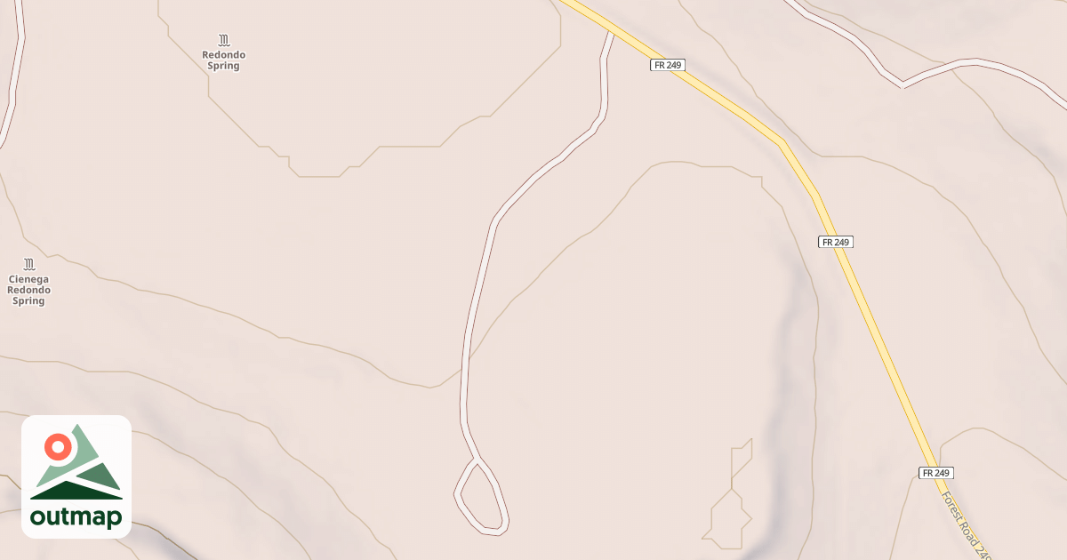 Map of USFS National Forest System Roads {8E18D28A-2656-4C6B-89BB-83A48FE2284D}