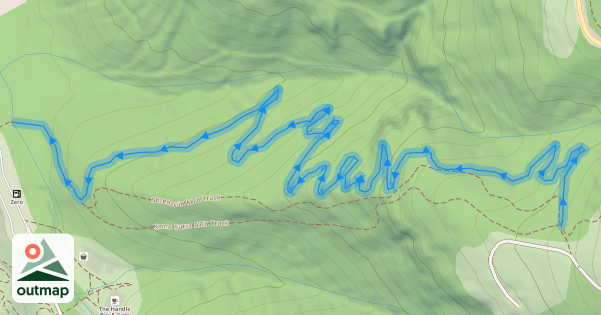 Map of Loess Rider MTB Tack