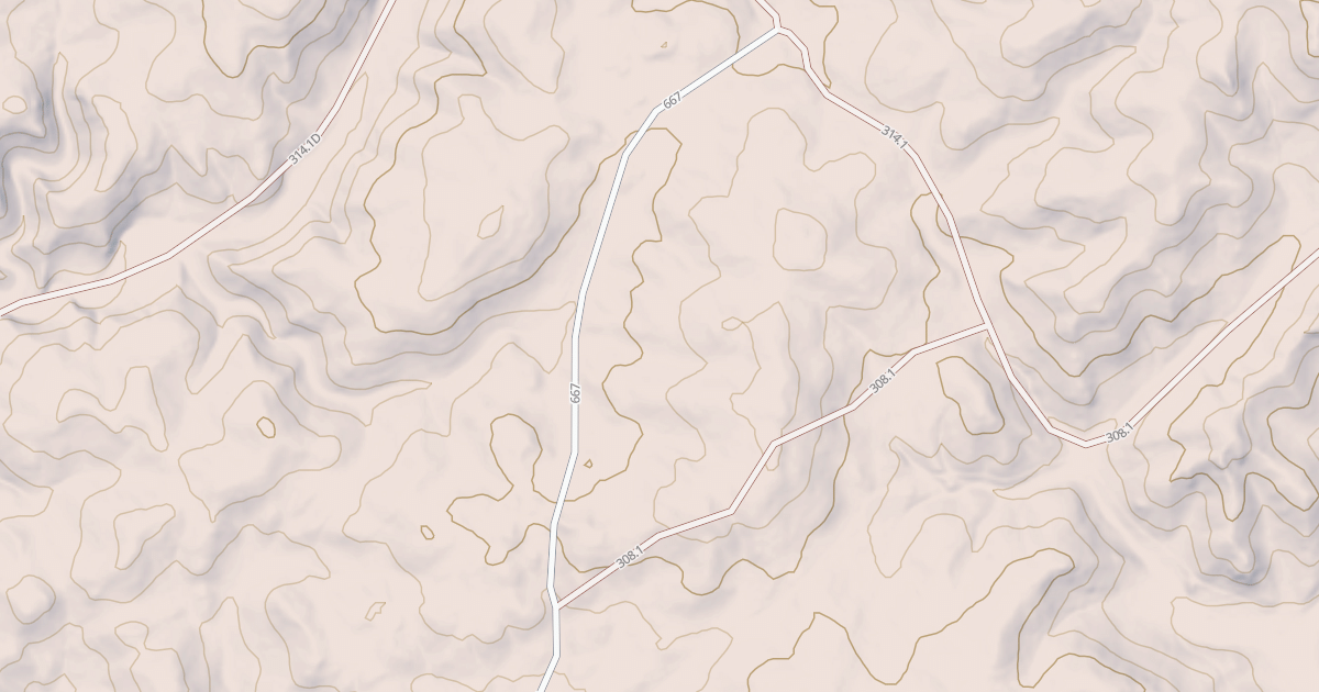 Map preview of HAY CREEK BR. 1A
