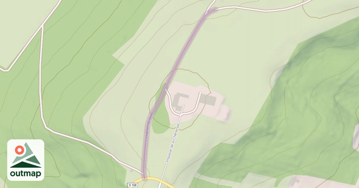 Map of Chemin du Bois