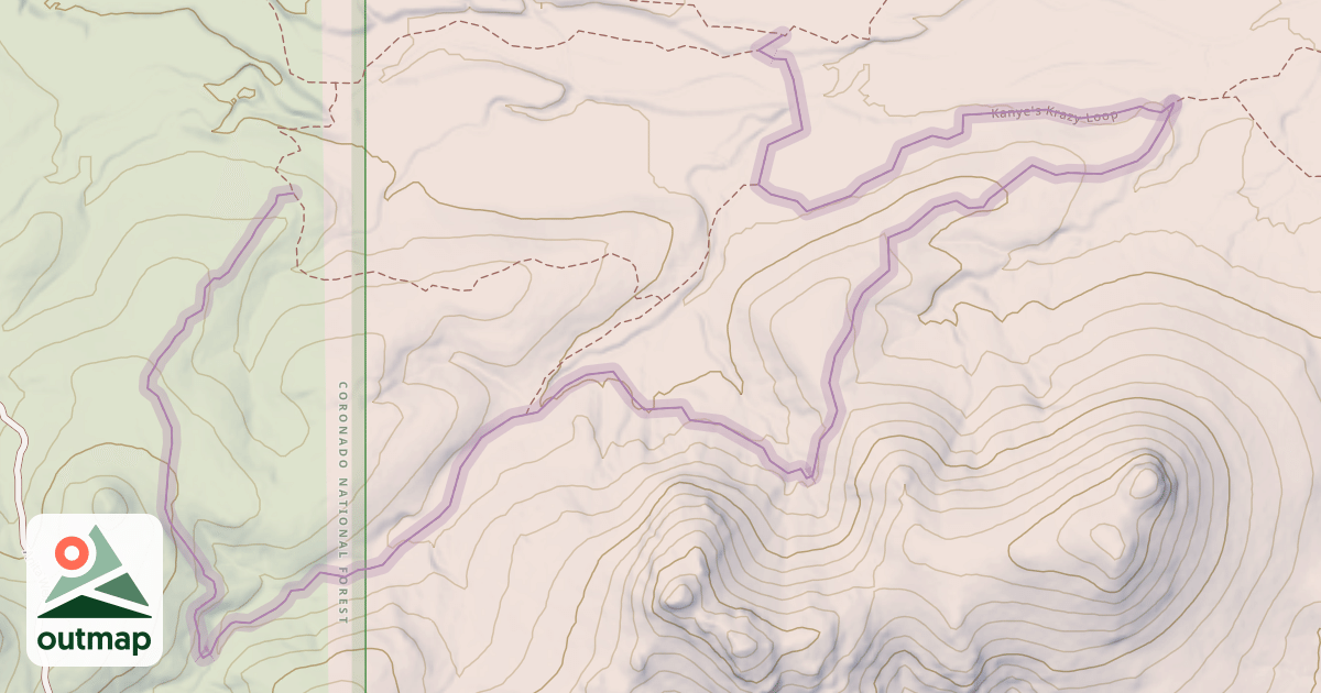Map of Kanye's Krazy Loop