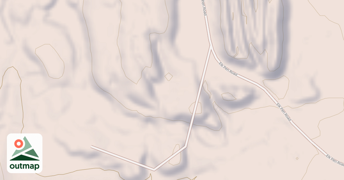 Map of Snowmobile Route (Waterhole Rd)