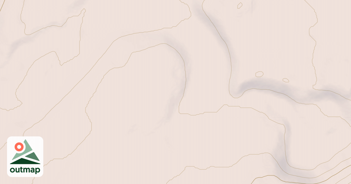 Map of East Fork Chulitna