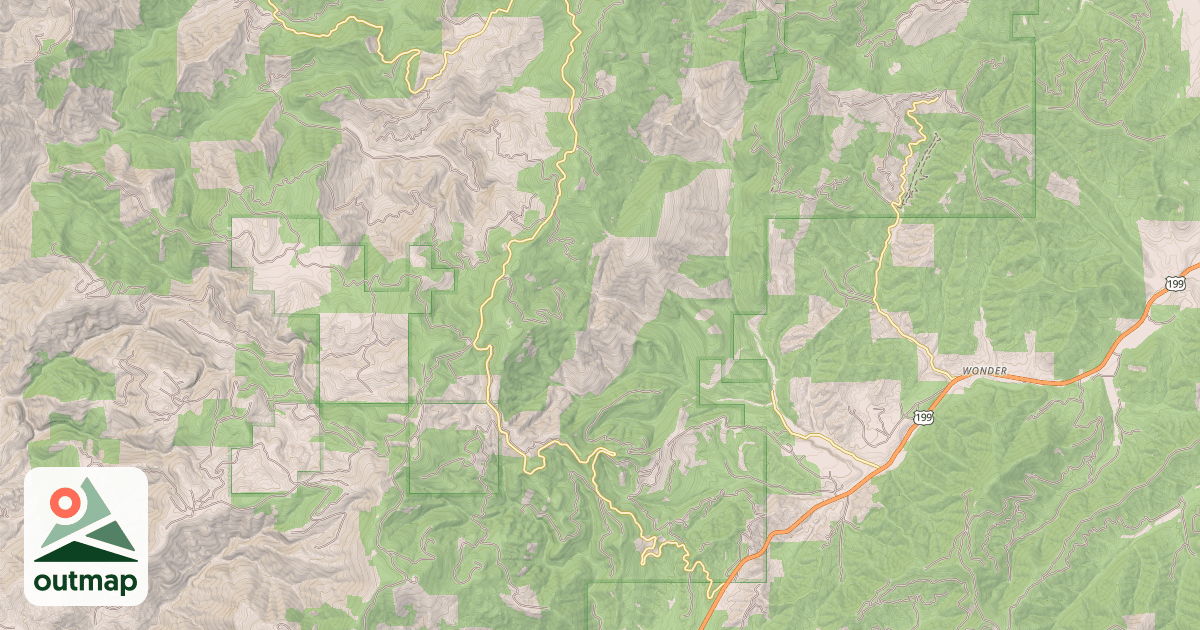 Map of BRIGGS VALLEY