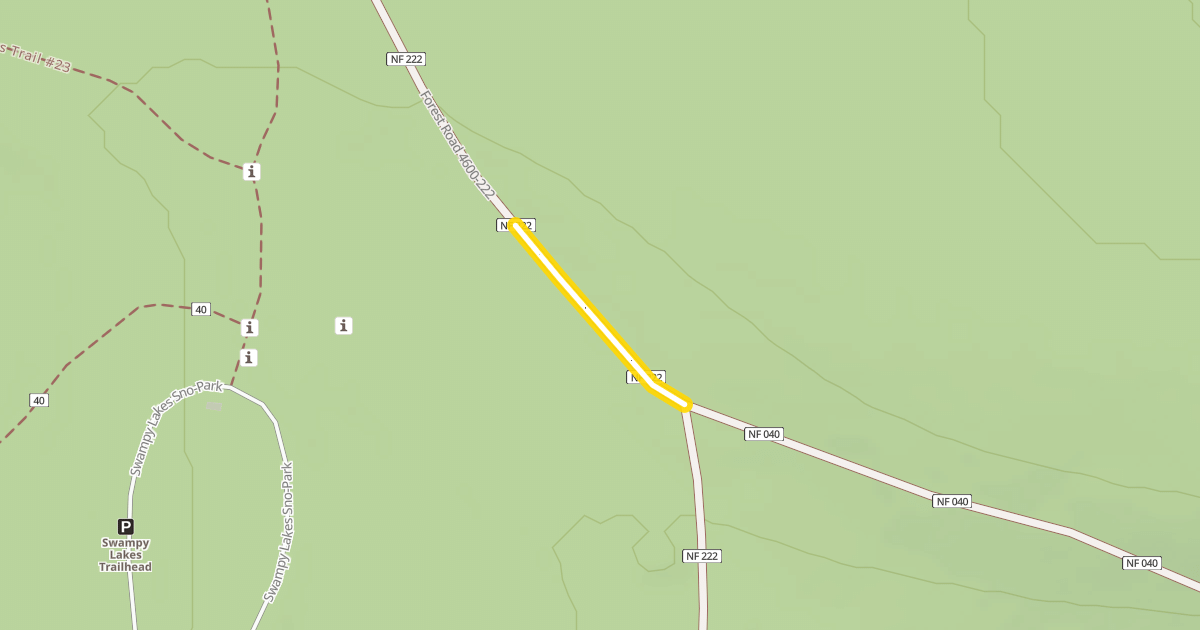 Map preview of Forest Road 4600-222