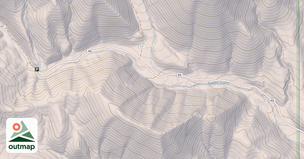 Map of BENNIE CREEK
