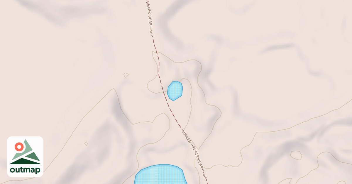 Map of Miller-Black Bear Trail