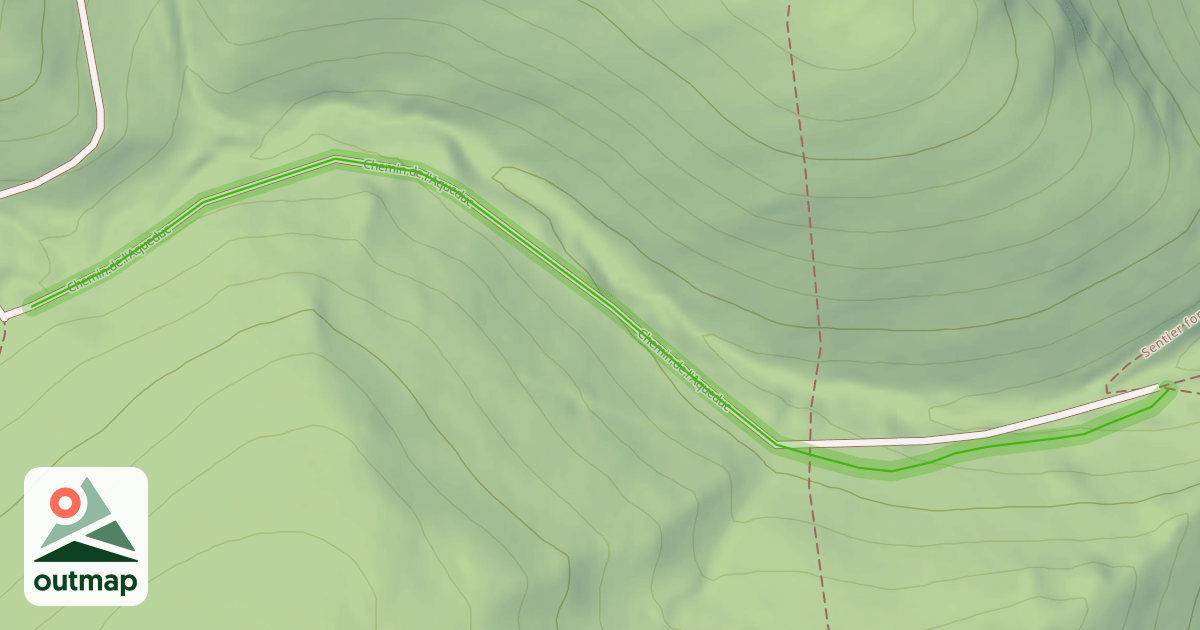 Map of Chemin de l'Aqueduc