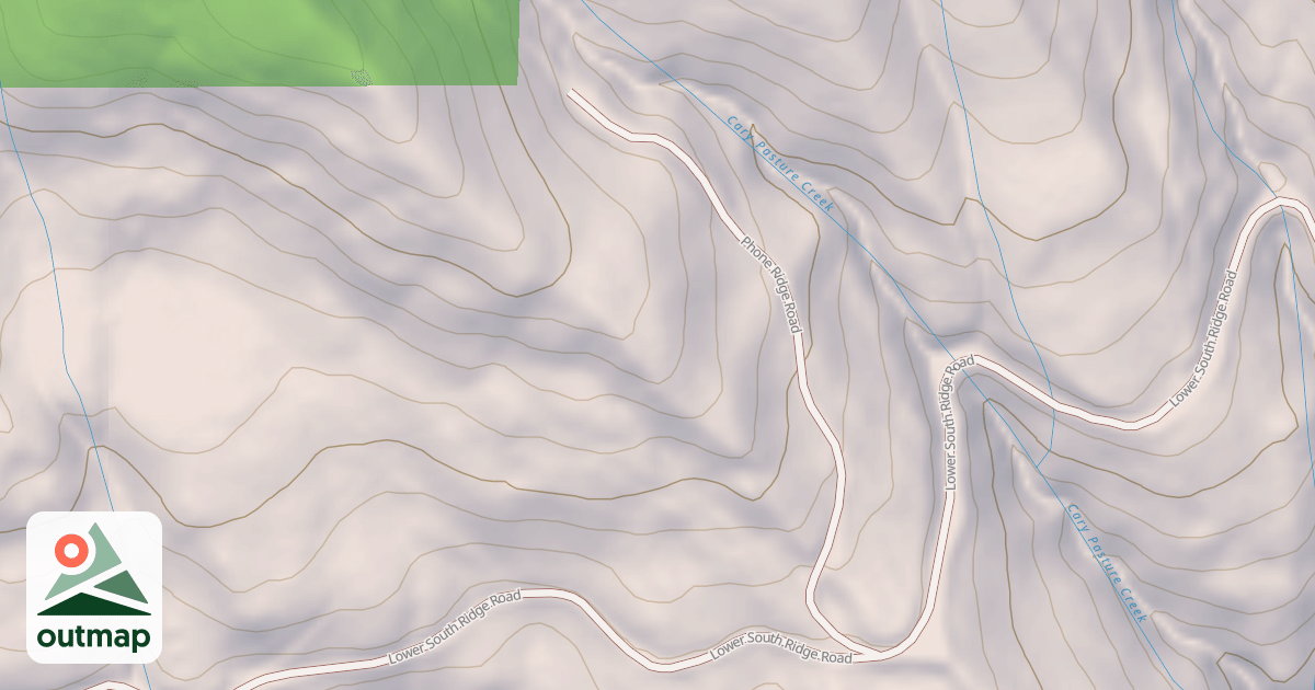 Map of PHONE RIDGE