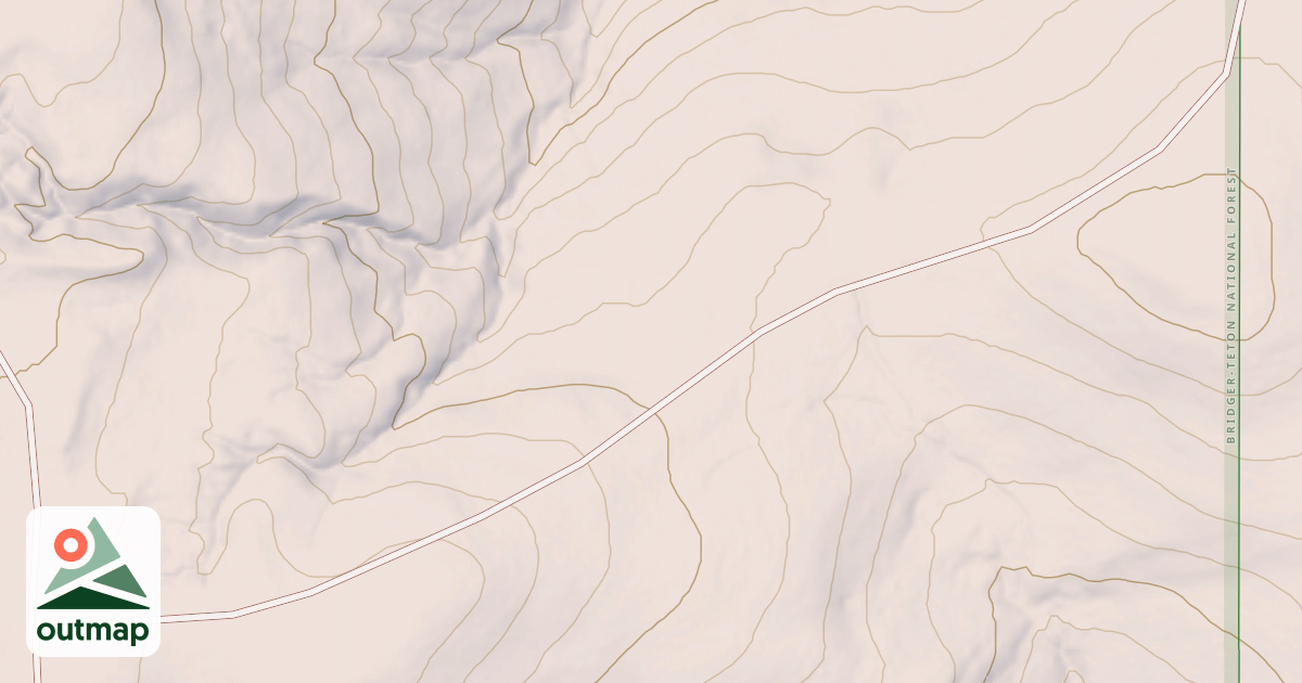 Map of BARE MOUNTAIN SPUR