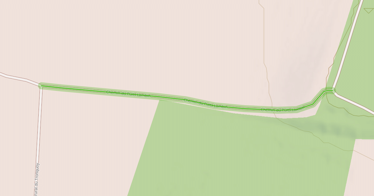 Map preview of Chemin du Puits Lambin