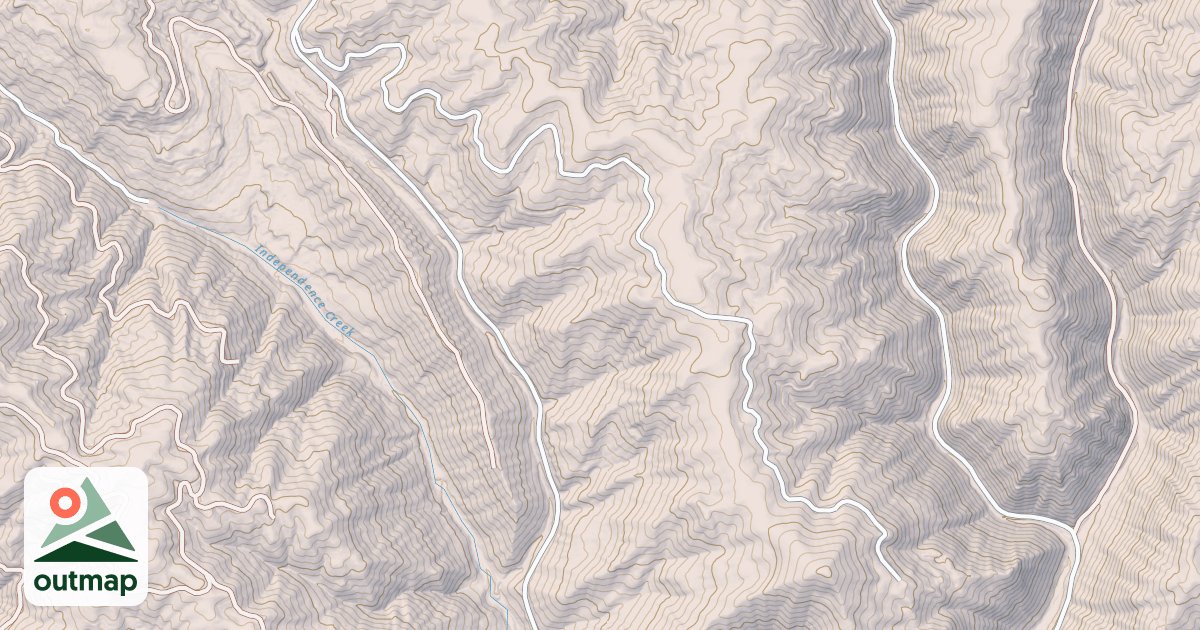 Map of INDEPENDENCE RIDGE
