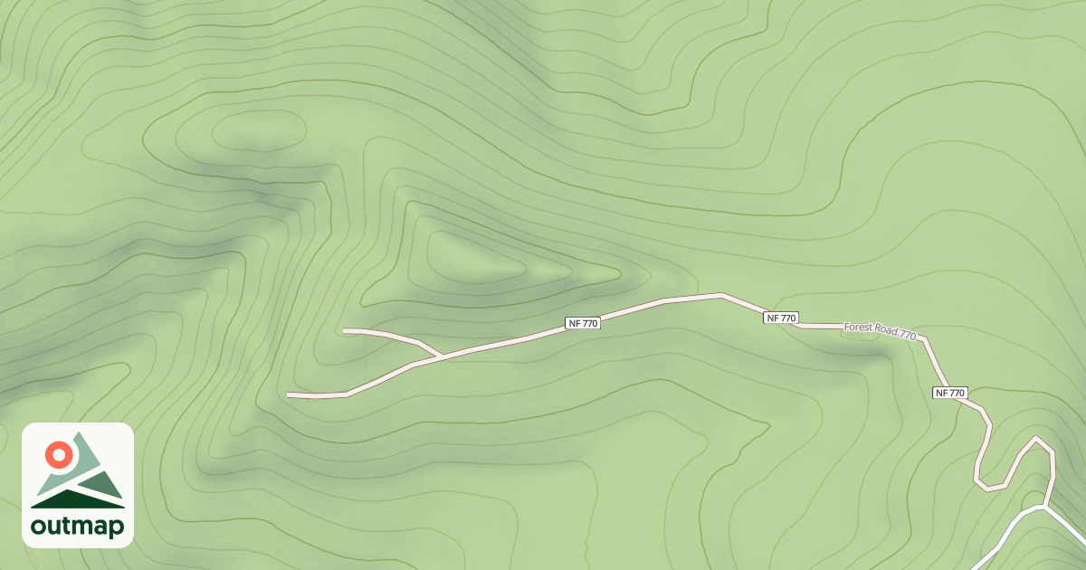 Map of DEER TOE RD