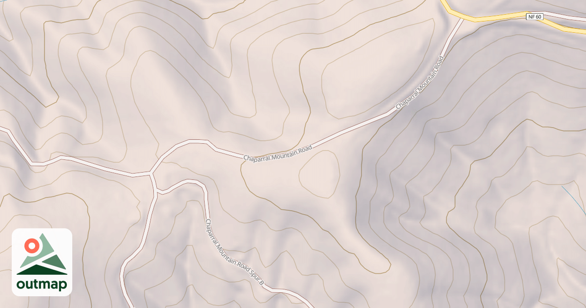 Map of CHAPARRAL MTN