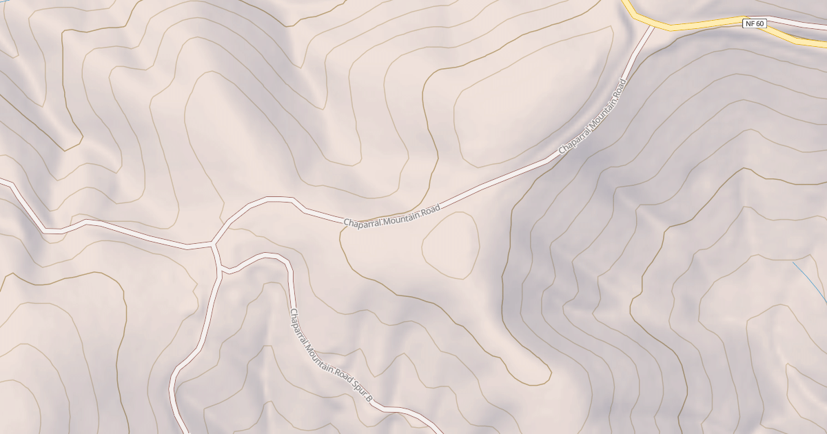 Map preview of CHAPARRAL MTN