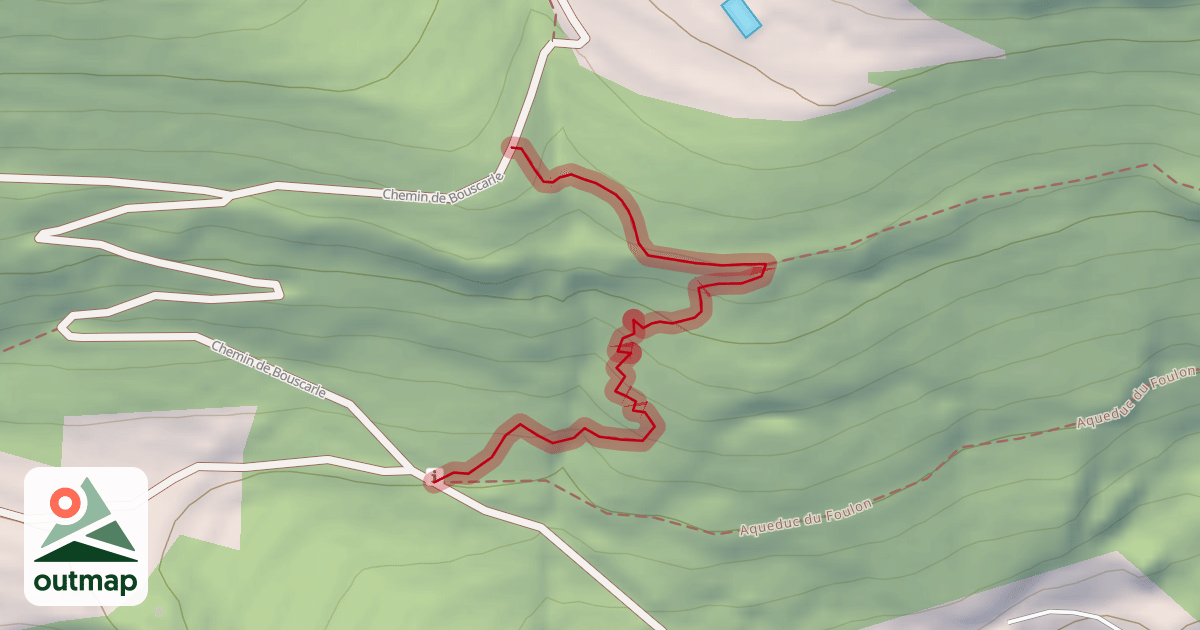 Map of Sentier des Englades