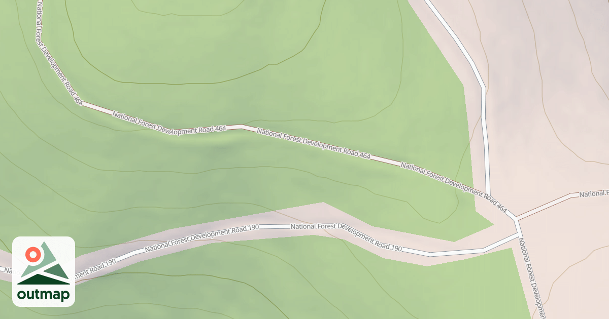 Map of UPPER SADDLE MTN