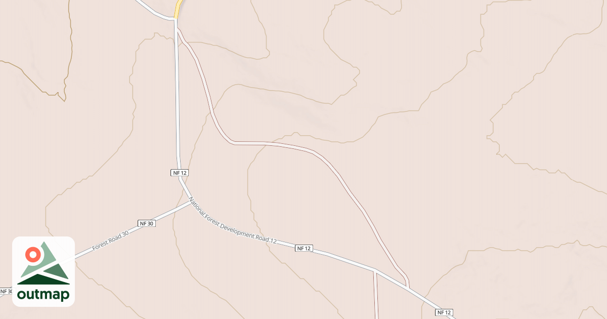 Map of USFS Motor Vehicle Use Map Roads {0DC5433F-4432-483B-B32A-22AB0D1DE63B}