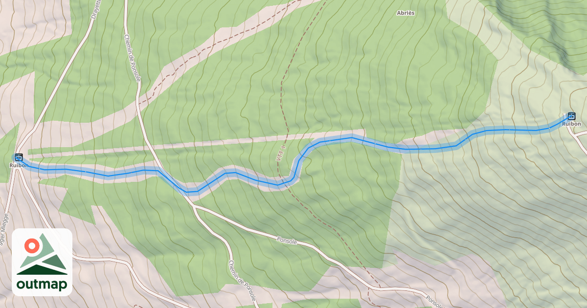 Map of Le Ruibon