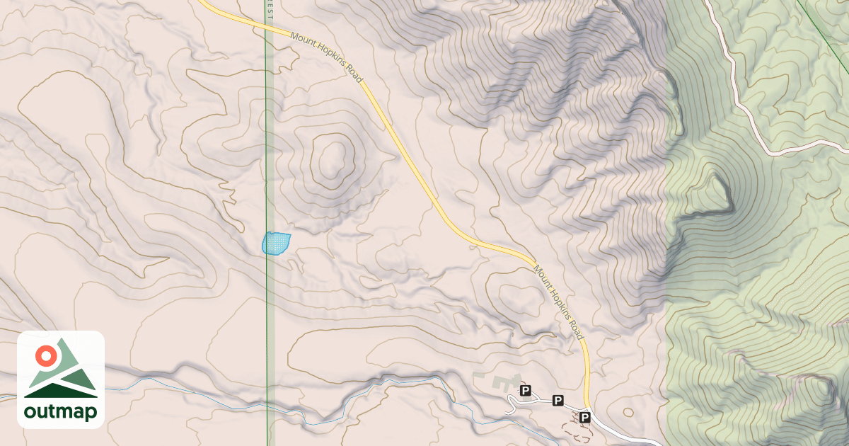 Map of MONTOSA CANYON