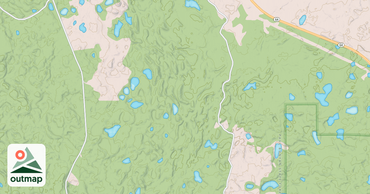 Map of Martineau Recreational Trails