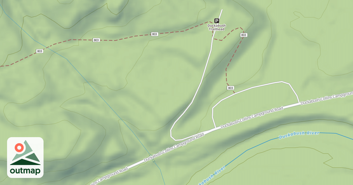 Map of DUCKABUSH TRAIL
