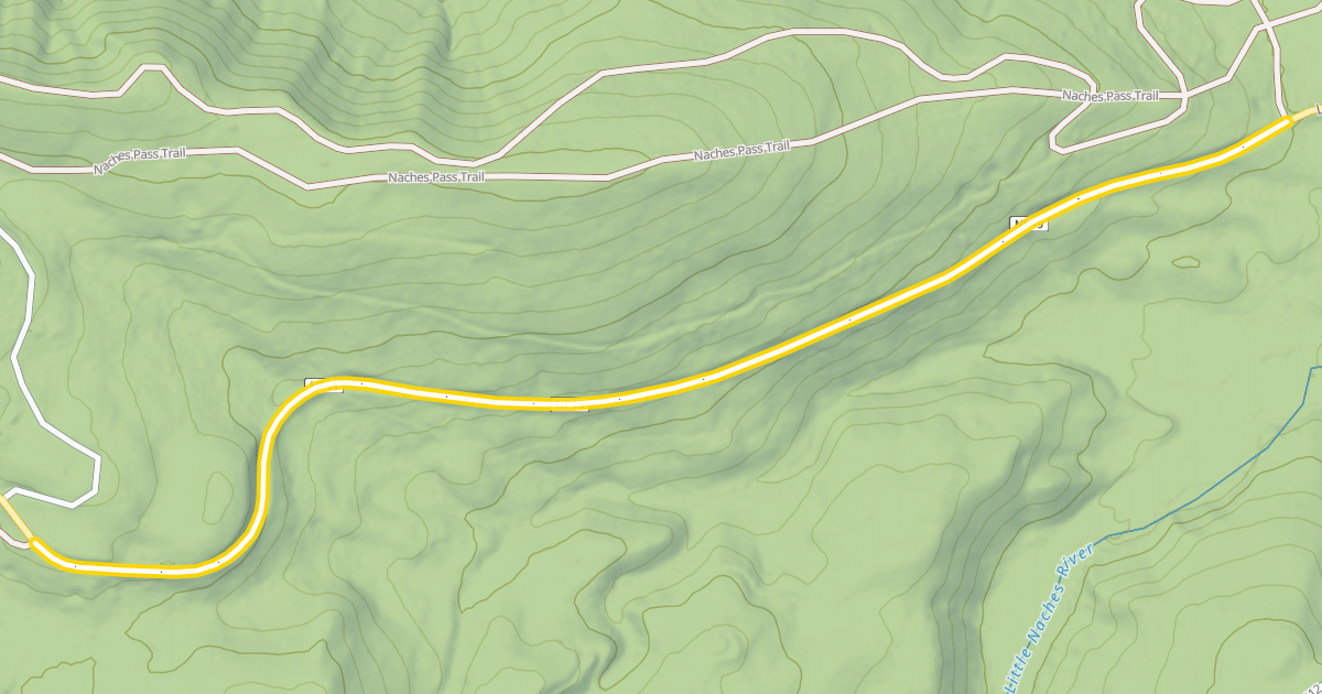 Map preview of Little Naches Road