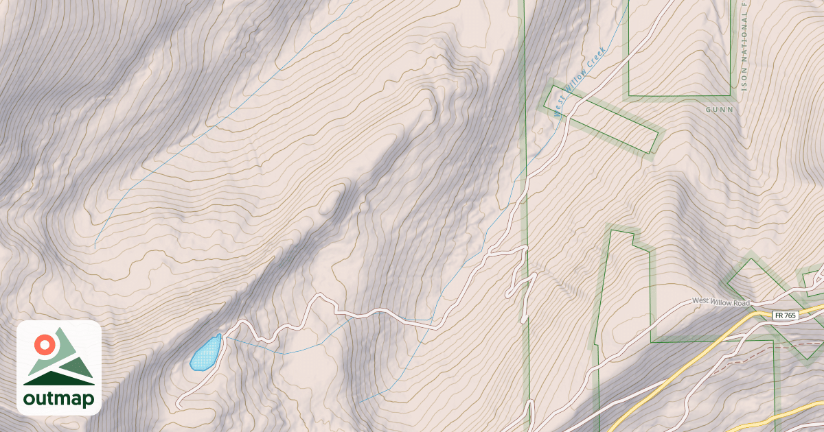Map of BLISTERED HORN