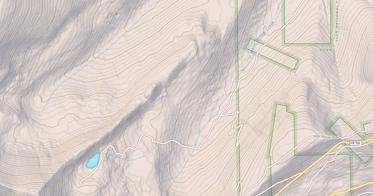 Map preview of BLISTERED HORN