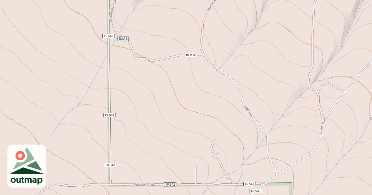 Map of BLM National GTLF Public Motorized Roads 28518a6b-cf95-4605-9a8e-83148be02339