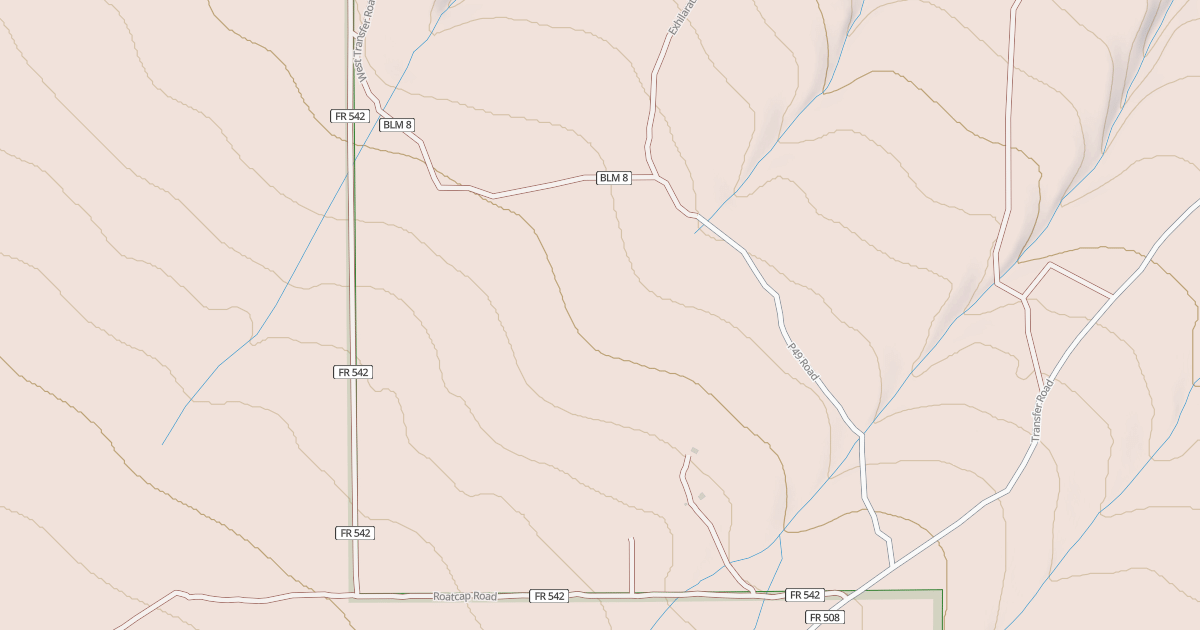 Map preview of BLM National GTLF Public Motorized Roads 28518a6b-cf95-4605-9a8e-83148be02339