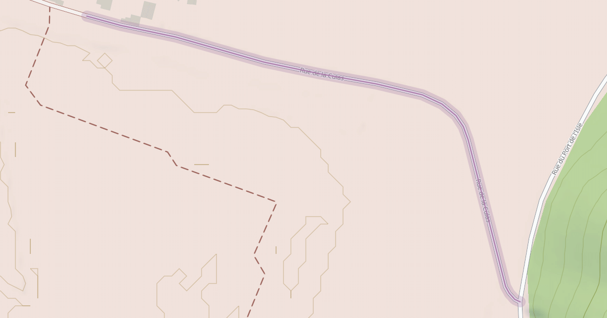 Map preview of Rue de la Culas