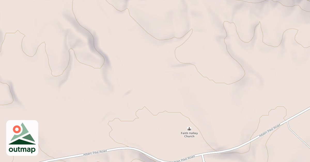 Map of PINEY TOP