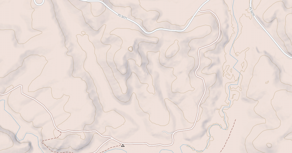 Map preview of USFS National Forest System Roads {3F6B9237-7AC3-44E8-86F9-F0DD6CA87577}