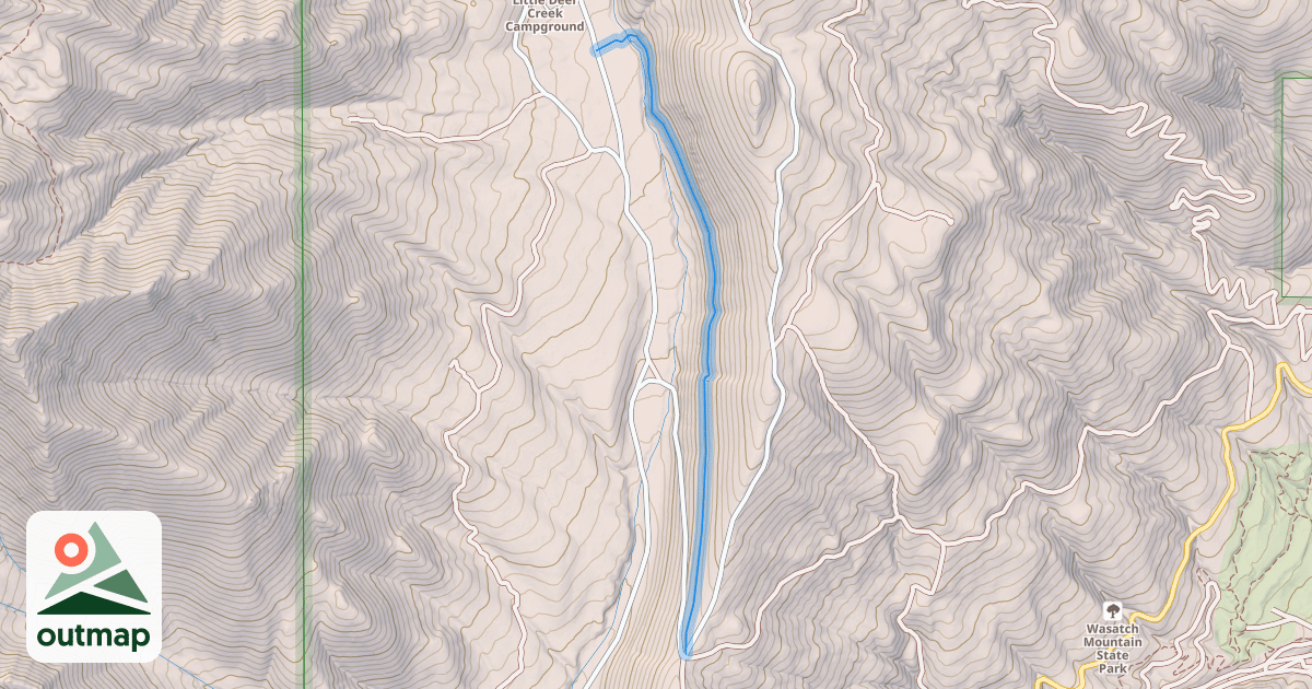 Map of Cascade Summit Trail