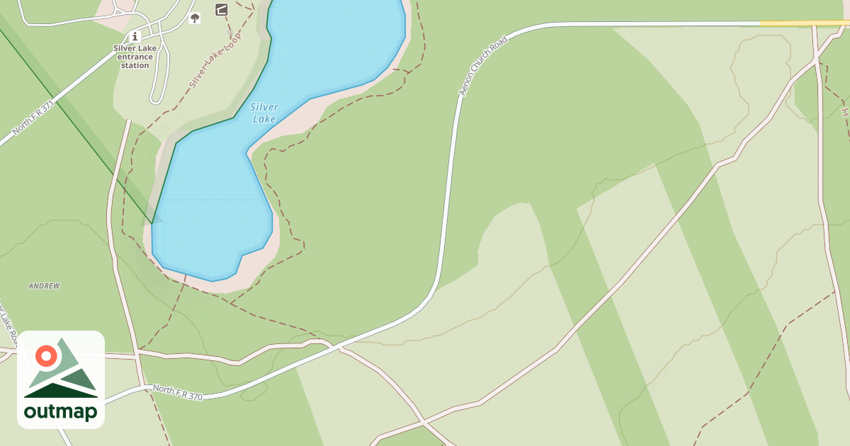 Map of AENON CHURCH ROAD