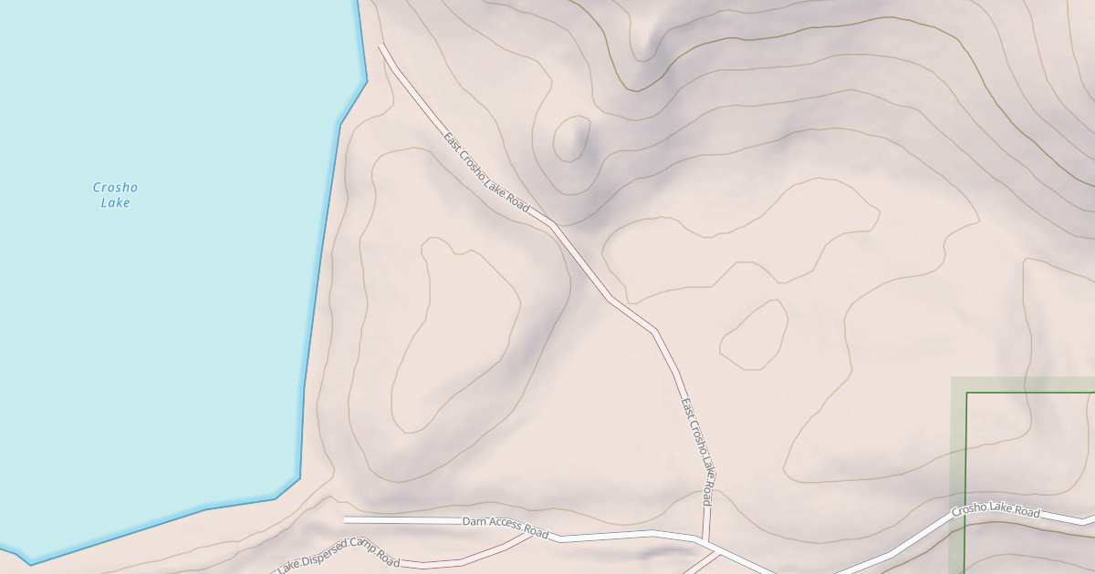 Map preview of EAST CROSHO LAKE