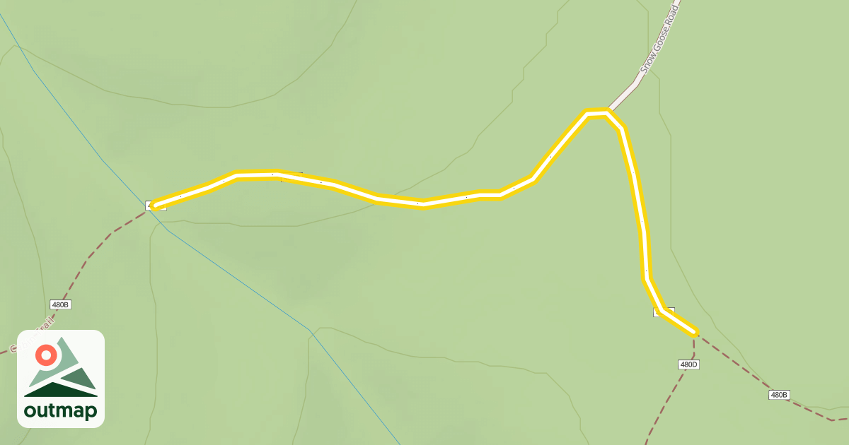 Map of Cabin Trail